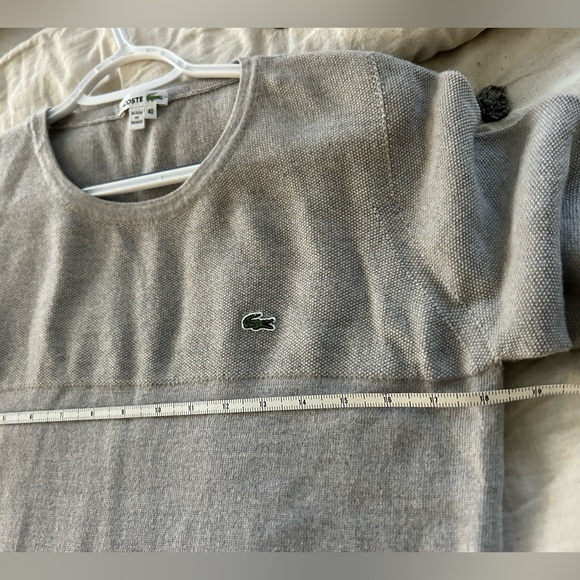 Lacoste Wool long Sleeve Mini  Dress / Size 40 - Picture 6 of 8